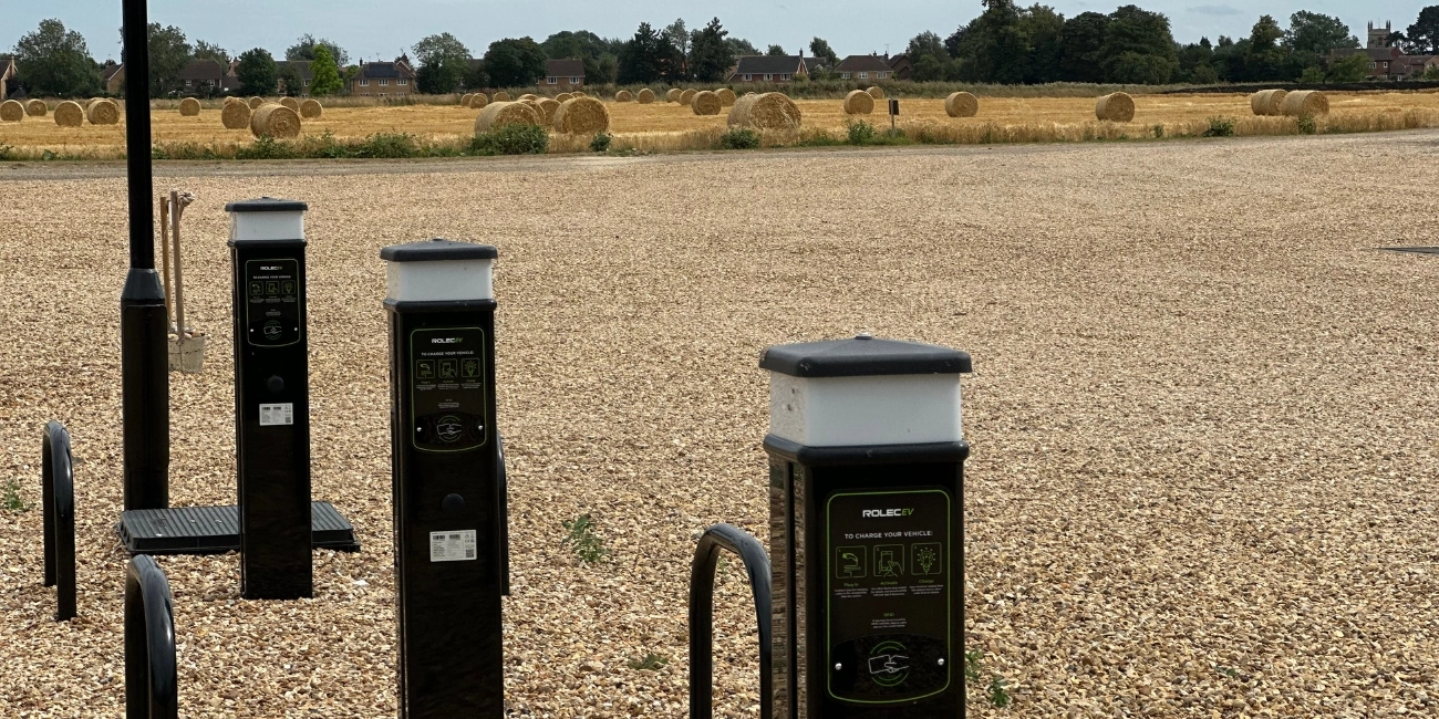 EV Chargers at Thetford Farm Estate
